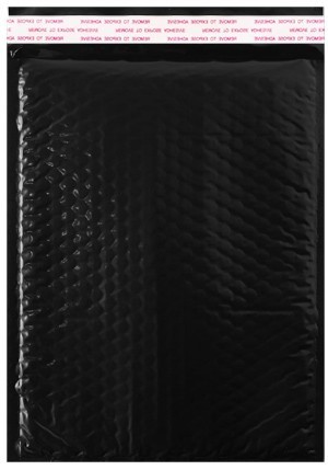 Size #5 (10.5"x15" Interior) Black Poly Bubble Mailers with Peel-N-Seal Size #5 (10.5"x15" Interior) Black Poly Bubble Mailers with Peel-N-Seal