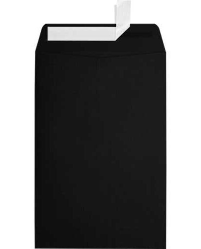 (6"x9" Interior) Black Paper Envelopes with Self Seal (No bubble lining) (6"x9" Interior) Black Paper Envelopes with Self Seal (No bubble lining)