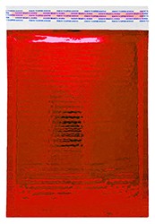 Size #0 (6.5"x9" Interior) Glamour RED Bubble Mailers with Peel-N-Seal Size #0 (6.5"x9" Interior) Glamour RED Bubble Mailers with Peel-N-Seal