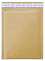 Size #00 (5"x9" Interior) Kraft Brown Bubble Mailers with Peel-N-Seal