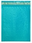 Size #2 (8.5"x11" Interior) TEAL POLY Bubble Mailers with Peel-N-Seal