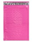 Size #000 (4"x7" Interior) HOT PINK POLY Bubble Mailers with Peel-N-Seal