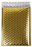 Size #4 (9.5"x13.5" Interior) Metallic Gold Bubble Mailer (Heavy Style) with Peel-N-Seal