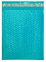 Size #000 (4.25"x7" Interior) TEAL POLY Bubble Mailers with Peel-N-Seal