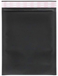 Size #000 (4.25"x7" Interior) Kraft Black PAPER Bubble Mailers with Peel-N-Seal