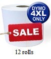 Dymo 4x6 Direct Thermal Adhesive Labels (1744907 compatible)