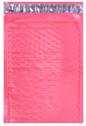 Size #0 (6.5"x9" Interior) FLAMINGO PINK POLY Bubble Mailers with Peel-N-Seal