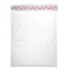 Size #0 (6.5"x9" Interior) Kraft White Bubble Mailers with Peel-N-Seal