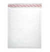Size #2 (8.5"x11" Interior) Kraft White Bubble Mailers with Peel-N-Seal
