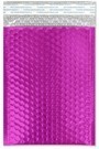 Size #0 (6.5x9 inner) Metallic Magenta Bubble Mailer with Self Seal
