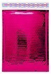 Size #0 (6.5"x9" Interior) Glamour Hot Pink Bubble Mailers with Peel-N-Seal