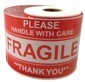 3"x5" Glossy Fragile Adhesive Shipping Labels