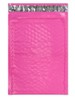 Size #0 (6.5"x9" Interior) HOT PINK POLY Bubble Mailers with Peel-N-Seal (SMOOTH SURFACE)