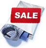 Size #4 (10"x13" Interior) White Poly Mailer Bag (No bubble lining)
