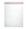 Size #00 (5"x9" Interior) Kraft White Bubble Mailers with Peel-N-Seal